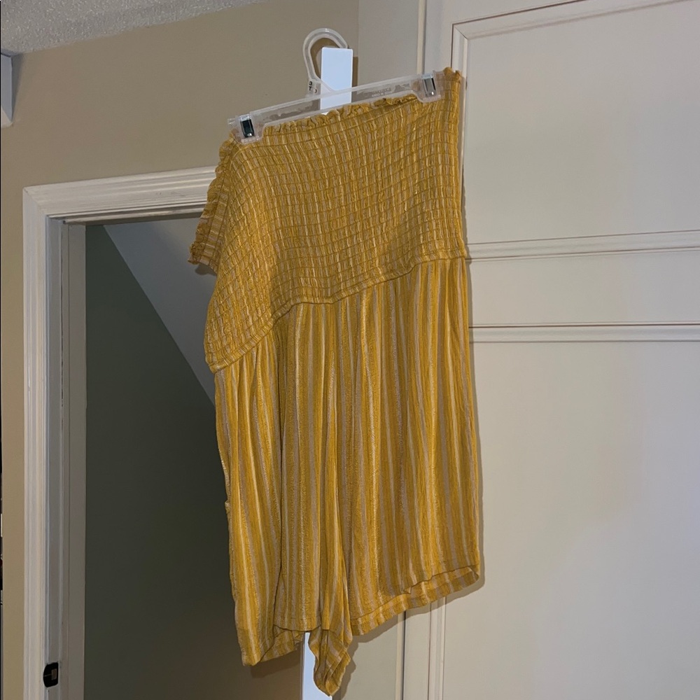 Yellow American Eagle Romper